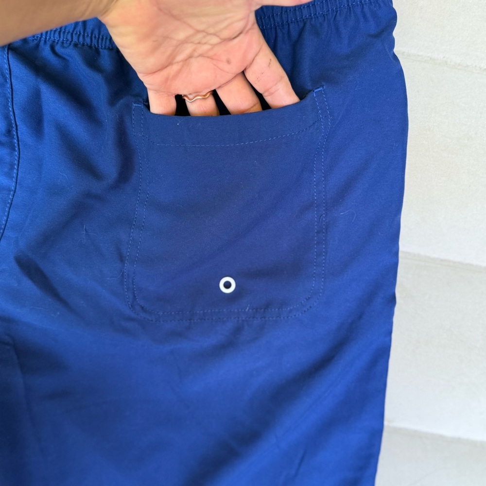 Amazon essentials men’s Blue Swim Trunks Adjustable Waist and Lightweight XXL - Picture 4 of 13